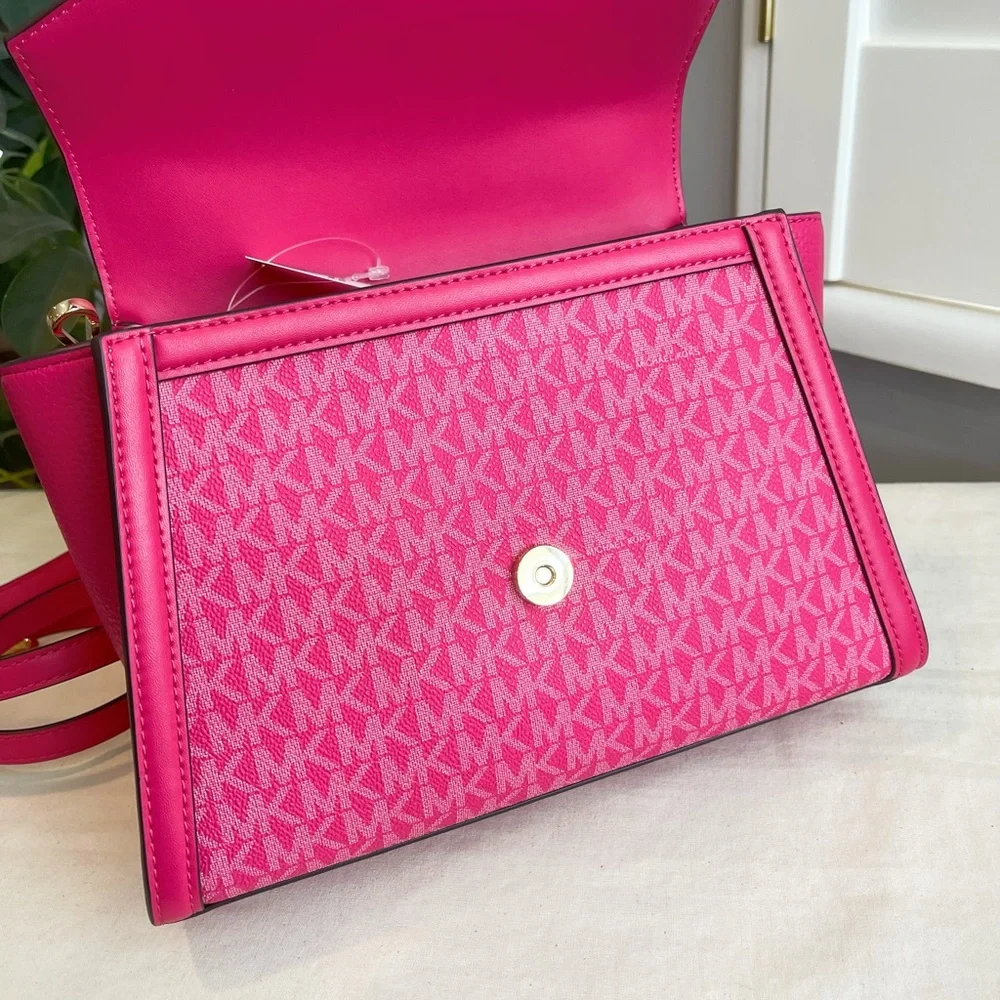🌸NeW! Michael Kors Whitney Flap Satchel - Picture 4 of 10